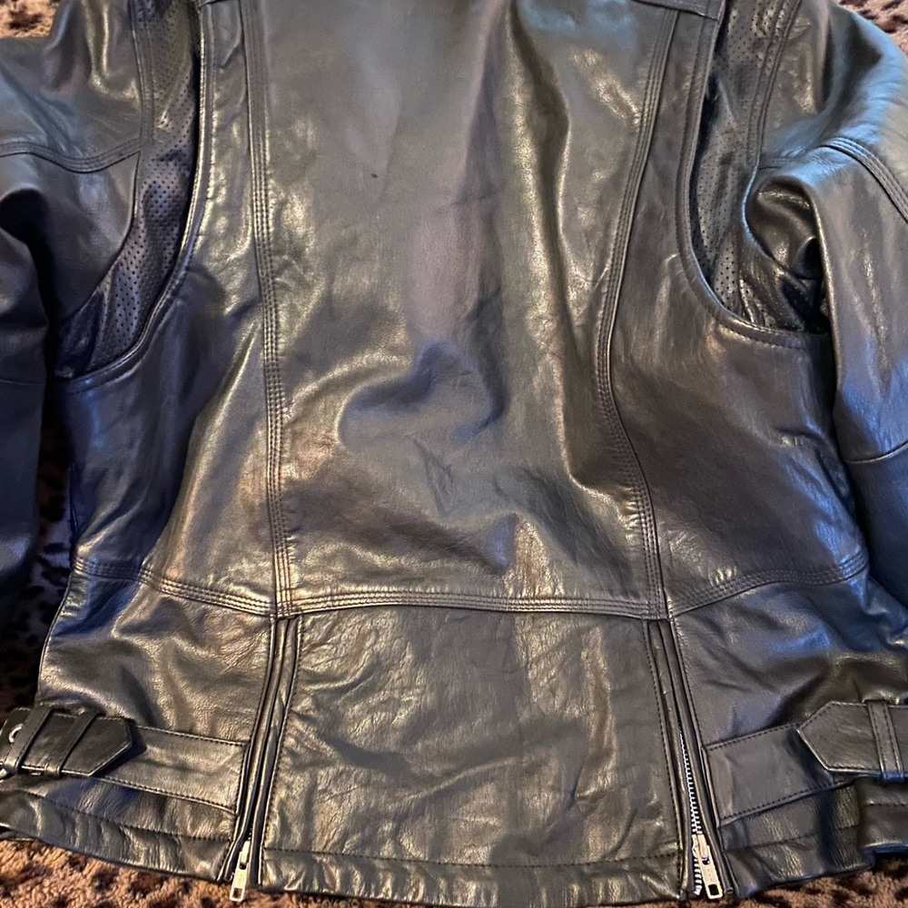 NEW!!! Womens Leather Riding Jacket - Picture 5 of 16